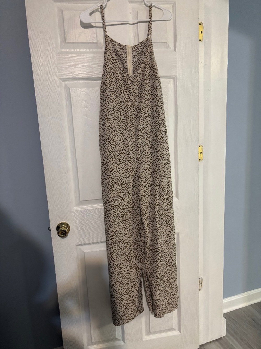 Cheetah print jumpsuit